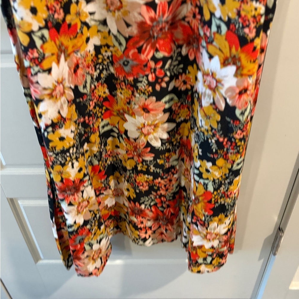 Natural Life Floral Patterned maxi Dress with same pockets L/XL - Picture 8 of 9